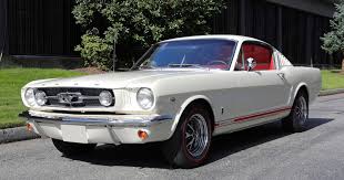 Image result for Wimbledon White 1965 Mustang