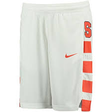 Men S Nike White Syracuse Orange Replica On Court Performance Basketball Shorts