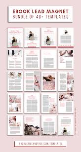 Download Ebook Lead Magnet Template Bundle Productive And Free Ebook Template Design Ebook Design Book Design Templates
