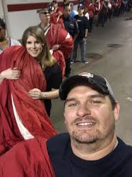 Officer Craig Mead, Sergeant Steve Fredericks, Sergeant Bill Carlo, Officer  Ashley Gallant, and Officer Bob Brown all participants in the First  Responder Challenge at the TD Garden this morning. Nice job lady