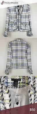 Nwt Grace Elements Tweed Blazer Jacket Tweed Blazer Blazer Jacket Tweed Jacket