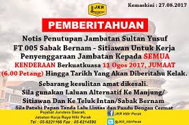 Ku pikir aku tidak akan kesulitan. Lanjutan Penutupan Jambatan Sultan Yusuf Sitiawan Sabak Bernam Selama 4 Bulan