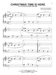 This sheet can be downloaded in seconds along with the other valuable music sheets we provide. Christmas Time Is Here Vince Guaraldi Piano Big Notes Christmas Time Is Here Christmas Time Christmas Piano