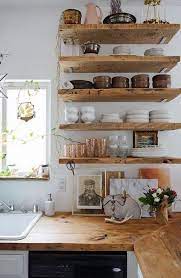 27 Ideas Kitchen Cottage Rustic Open Shelves Rustic Farmhouse Kitchen Open Kitchen Shelves Rustic Cottage Kitchens