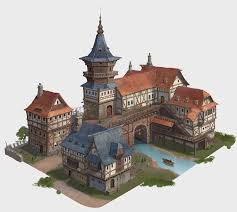 Artstation 20170420 Ji Young Joo Medieval Houses Building Concept Fantasy House