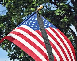We also do have many other graphical patches of eagles and more which are embroidered in us flag. Black Mourning Ribbons Mourning Streamers For Flags