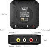 1Mii B06HD+ Hi-Res Bluetooth 5.1 Music Receiver for Home Stereo w/LDAC,  Hi-Fi Bluetooth Adapter w/Audiophile DAC aptX HD Volume Control OLED  Display, ...