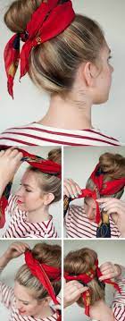It's her hair and her bun and if she wants it big, she can make it big. Bandana Frisuren Dutt Frisur Blonde Haare Hochsteckfrisur Frisuren Mit Haarband Kurze Haare Frisuren Frisuren Mit Bandana