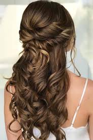 The twisted bun, from once wed. 68 Stunning Prom Hairstyles For Long Hair For 2020 Wedding Hair Half Long Hair Styles Prom Hairstyles For Long Hair