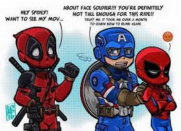 That Drawing Was Great Superhero Deadpool Deadpool And Spiderman