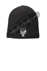 This skull flag has the natural section of the wood slightly burnt to bring out the character of the wood, . Black Thin Green Line Punisher Skull Fleece Lined Beanie Cap Project Thin Line