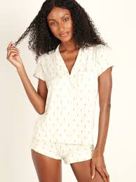 Eberjey Giving Pj Short Set Pineapples Pj1941s Free Shipping At Largo Drive