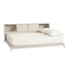 Gary mission wood full size bed platform bed with drawers. Mid Century Side Storage Platform Bed Pebble