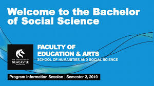 Detailed information on programs, courses and scholarships in university of newcastle, newcastle, australia. Welcome To The Bachelor Of Social Science Ppt Download