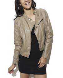 Amazon Com Wet Seal Women S Ruched Elbow Moto Jacket Clothing Jackets Moto Jacket Brown Leather Jacket