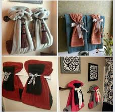 You can mix neatly folded towels with a laundry basket at the bottom, and even display houseplants on top. Different Ways To Hang Bathroom Towels Bathroom Towel Decor Decorative Towels Towel Decor
