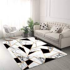 Geometric Carpets For Living Room Black And White Center Rug Etsy Living Room Carpet Geometric Carpet White Area Rug Living Room