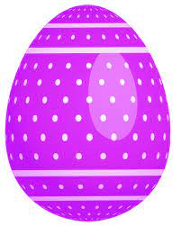 Download transparent easter egg png for free on pngkey.com. Purple Dotted Easter Egg Png Clipart Easter Egg Pictures Easter Graphics Easter Eggs