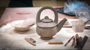 The slab is then cut into rectangles, which are attached together by moist clay, making the sides of a clay box. Making A Handbuilt Slab Teapot Rounding A Cylinder Making A Spout Hollow Handle L Youtube
