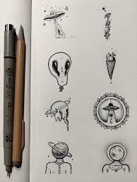 There are sets as large as ten sheets, but keeping the number a little smaller (and therefore keeping the price of the set more reasonable) will make your flash more attractive to artists on a. Mysterylias On Twitter Geometric Tattoo Alien Tattoo Traditional Tattoo Sketches