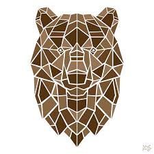 A Geometric Animal Series Created From Shapes And Monochromatic Color Geometric Animals Geometric Geometric Art