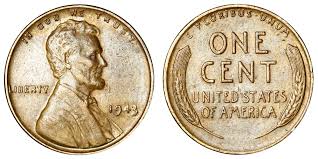 1943 lincoln wheat penny bronze copper coin value prices