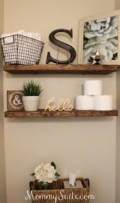 Diy Faux Floating Shelves Mommy Suite Diy Bathroom Decor Decor Home Diy