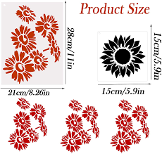 Pyrography, which is a fancy term used to describe wood burning, is a craft that implies using a special tool with a hot brass tip to literally burn a picture or write on a piece of wood. Buy Sunflower Stencil 13 Pieces Butterfly Stencils For Painting On Wood Canvas Tree Bee Dragonfly Stencil Kit For Paint On Walls Diy Crafts Reusable Mylar Template With Metal Open Ring Online In