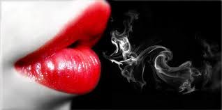 Black And White Red Lipstick Black And White Lips Mist Red Smoke Smoke Art Lips Nice Lips