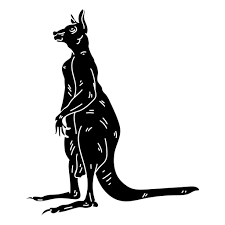 Download Kangaroo Tail Ear Leg Silhouette Transparent Png Svg Vector File