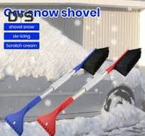 Escova de neve para carro, raspador de gelo, liga de alumínio, alça longa,  esponja de eva, cerdas de nylon flexíveis, para-brisa automático, remoção  ...