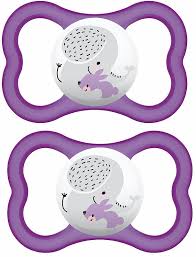 Mam Air 2x Dummy Pacifier Soother 16 Months Physiological Silicone Purple Baby Pacifier Baby Binky Newborn Pacifier