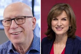 Fiona Bruce and Ken Bruce
