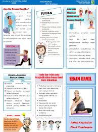 Order puan biar posmen hantar ke muka pintu. Leaflet Senam Hamil