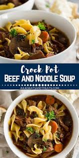 Easy Slow Cooker Beef Stew With The Addition Of Pasta Loaded With Stew Meat Carrots C Slow Cooker Beef Stew Easy Slow Cooker Beef Stew Crockpot Soup Recipes