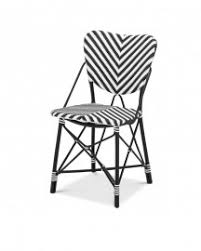 Gather around the table with comfortable dining room chairs. Spice Up Your Dining Room Or Lounge With The Black And White Rattan Circus Chair