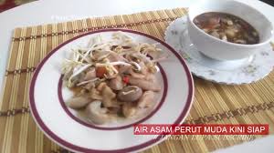 Nasi daging air asam merupakan resepi yang berasal daripada utara tanah air kita. Air Asam Perut Muda Youtube