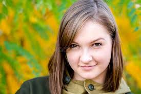 Portrait of a Beautiful Young Girl in Camouflage Hunter with Shotgun Stock  Image