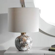 Uttermost Luanda Bronze And Brown Ceramic Accent Table Lamp 78v18 Lamps Plus In 2020 Lamp Table Lamp Accent Lamp