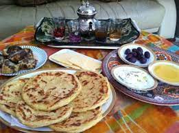 الفطور المغربي في الصباح food arabic food breakfast