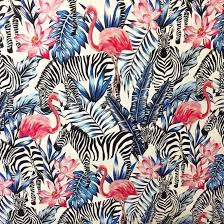 Zebra Ve Flamingo Dijital Baski Kumas Isimli Urunumuzu Sitemizden Satin Alabilirsiniz En 140 Cm Metr Floral Print Wallpaper Brewster Wallpaper Nature Paintings