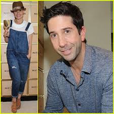 Starring in a london west end play, neil labute 's some girl(s) at the gielgud theatre with saffron burrows. Idina Menzel David Schwimmer Us Open S Moet Suite David Schwimmer Harry Treadaway Idina Menzel Zoe Buckman Just Jared