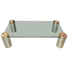 Inquire inquire inquire inquire description. Coffee Table Sculpture Leg By Karl Springer In Chrome And Brass For Sale At 1stdibs