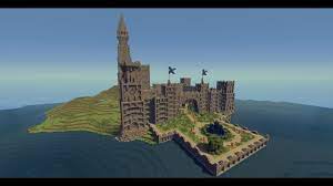 Castle Teras- Island Castle Build Minecraft Map