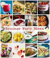 Encourage guests to dress up in sherlock holmes inspired attire to really bring the theme together. Summer Party Menu Ideas Natashaskitchen Com