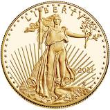 1 oz gold eagle coin. 2 007 50