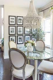 Update And Make A Traditional Cream Kitchen More Modern On A Budget Chic Dining Room Modern Dining Room Home Decor