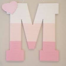 Yarn Letter M Pink Ombre Yarn Letter Nursery Letter Pink Etsy In 2021 Painted Wood Letters Wood Letters Painting Wooden Letters