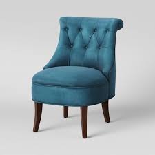 You'll feel at the height of glamorous sophistication sitting in the silky velvet upholstered accent chair. Nerine Tufted Velvet Rollback Accent Chair Opalhouse Target
