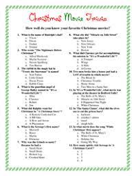 Welcome to christmas trivia, your source for the best free christmas quizzes on the web. Printable Christmas Movie Trivia Christmas Song Trivia Christmas Trivia Games Christmas Trivia Questions